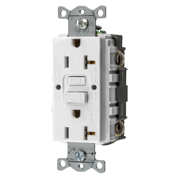 Ground Fault Products, Commercial Standard GFCI Receptacles, GFRST20WU